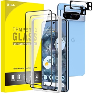 image:imageJETech Screen Protector for Google Pixel 10 Pro XL 22 Pack  with Camera Lens Protector HD Clear Tempered Glass AntiScratch Protection Easy Installation ToolPixel 8 Pro
