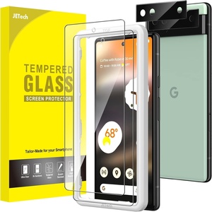 image:imageJETech Screen Protector for Google Pixel 10 Pro XL 22 Pack  with Camera Lens Protector HD Clear Tempered Glass AntiScratch Protection Easy Installation ToolPixel 6a