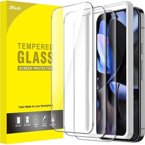 image:imageJETech Screen Protector for Google Pixel 1010 Pro99 Pro 3Pack  9H Tempered Glass HD Clear AntiScratch Protection Easy Installation ToolPixel 1010 Pro99 Pro