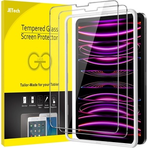 image:imageJETech Screen Protector for iPad 65 Air 21 Pro 97 2Pack  For iPad 97 20182017 Air 21 20142013 amp Pro 97 2016 9H Tempered Glass HD Clear AntiScratch Easy InstalliPadAir10954  iPadPro114321