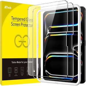image:imageJETech Screen Protector for iPad 65 Air 21 Pro 97 2Pack  For iPad 97 20182017 Air 21 20142013 amp Pro 97 2016 9H Tempered Glass HD Clear AntiScratch Easy InstalliPadPro1320252024