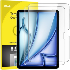 image:imageJETech Screen Protector for iPad 9th8th7th Gen 102 2Pack  AntiScratch Tempered GlassiPad Air 11Inch M4M3M2