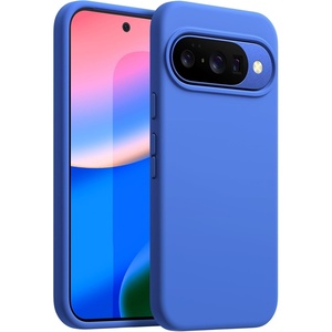 image:imageJETech Silicone Case for Google Pixel 10 Pro XL Obsidian  Silky Soft Touch Shockproof Protection Scratch Resistant Microfiber LiningIndigo