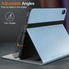 image:imageJETech Business Case Cover for iPad A16 11th10th Gen Black  For 20252022 Model PU Leather Design Pencil Holder amp Pocket MultiAngle ViewingBlue