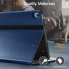 image:imageJETech Business Case Cover for iPad A16 11th10th Gen Black  For 20252022 Model PU Leather Design Pencil Holder amp Pocket MultiAngle ViewingNavy