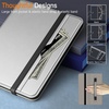 image:imageJETech Business Case Cover for iPad A16 11th10th Gen Black  For 20252022 Model PU Leather Design Pencil Holder amp Pocket MultiAngle ViewingSilver