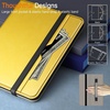 image:imageJETech Business Case Cover for iPad A16 11th10th Gen Black  For 20252022 Model PU Leather Design Pencil Holder amp Pocket MultiAngle ViewingYellow