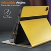image:imageJETech Business Case Cover for iPad A16 11th10th Gen Black  For 20252022 Model PU Leather Design Pencil Holder amp Pocket MultiAngle ViewingYellow