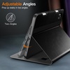 image:imageJETech Business Case Cover for iPad mini A17 Pro6th Gen 20242021 Black  PU Leather Design Pencil Holder amp Pocket MultiAngle ViewingBlack