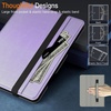 image:imageJETech Business Case Cover for iPad mini A17 Pro6th Gen 20242021 Black  PU Leather Design Pencil Holder amp Pocket MultiAngle ViewingLight Purple