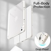 image:imageJETech Case Cover for iPad A16 11th10th Gen Navy  For 20252022 Model Clear Transparent Back Pencil Holder Slim Shockproof TriFold Stand Auto WakeSleepWhite