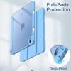 image:imageJETech Case Cover for iPad A16 11th10th Gen Navy  For 20252022 Model Clear Transparent Back Pencil Holder Slim Shockproof TriFold Stand Auto WakeSleepSky Blue