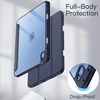 image:imageJETech Case Cover for iPad A16 11th10th Gen Navy  For 20252022 Model Clear Transparent Back Pencil Holder Slim Shockproof TriFold Stand Auto WakeSleepNavy Blue