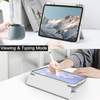 image:imageJETech Case Cover for iPad A16 11th10th Gen Navy  For 20252022 Model Clear Transparent Back Pencil Holder Slim Shockproof TriFold Stand Auto WakeSleepWhite