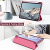 image:imageJETech Case Cover for iPad A16 11th10th Gen Navy  For 20252022 Model Clear Transparent Back Pencil Holder Slim Shockproof TriFold Stand Auto WakeSleepPink