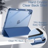 image:imageJETech Case Cover for iPad A16 11th10th Gen Navy  For 20252022 Model Clear Transparent Back Pencil Holder Slim Shockproof TriFold Stand Auto WakeSleepNavy
