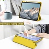 image:imageJETech Case Cover for iPad A16 11th10th Gen Navy  For 20252022 Model Clear Transparent Back Pencil Holder Slim Shockproof TriFold Stand Auto WakeSleepYellow