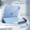 image:imageJETech Case Cover for iPad A16 11th10th Gen Navy  For 20252022 Model Clear Transparent Back Pencil Holder Slim Shockproof TriFold Stand Auto WakeSleepBlue