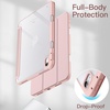 image:imageJETech Case Cover for iPad A16 11th10th Gen Navy  For 20252022 Model Clear Transparent Back Pencil Holder Slim Shockproof TriFold Stand Auto WakeSleepRose Gold