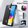 image:imageJETech Case Cover for iPad A16 11th10th Gen Navy  For 20252022 Model Clear Transparent Back Pencil Holder Slim Shockproof TriFold Stand Auto WakeSleepBlack