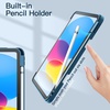 image:imageJETech Case Cover for iPad A16 11th10th Gen Navy  For 20252022 Model Clear Transparent Back Pencil Holder Slim Shockproof TriFold Stand Auto WakeSleepTeal