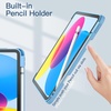 image:imageJETech Case Cover for iPad A16 11th10th Gen Navy  For 20252022 Model Clear Transparent Back Pencil Holder Slim Shockproof TriFold Stand Auto WakeSleepSky Blue