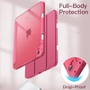 image:imageJETech Case Cover for iPad A16 11th10th Gen Navy  For 20252022 Model Clear Transparent Back Pencil Holder Slim Shockproof TriFold Stand Auto WakeSleepPink