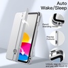 image:imageJETech Case Cover for iPad A16 11th10th Gen Navy  For 20252022 Model Clear Transparent Back Pencil Holder Slim Shockproof TriFold Stand Auto WakeSleepSilver