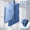 image:imageJETech Case Cover for iPad A16 11th10th Gen Navy  For 20252022 Model Clear Transparent Back Pencil Holder Slim Shockproof TriFold Stand Auto WakeSleepNavy