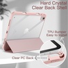 image:imageJETech Case Cover for iPad A16 11th10th Gen Navy  For 20252022 Model Clear Transparent Back Pencil Holder Slim Shockproof TriFold Stand Auto WakeSleepRose Gold