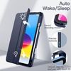 image:imageJETech Case Cover for iPad A16 11th10th Gen Navy  For 20252022 Model Clear Transparent Back Pencil Holder Slim Shockproof TriFold Stand Auto WakeSleepNavy Blue