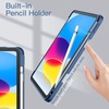 image:imageJETech Case Cover for iPad A16 11th10th Gen Navy  For 20252022 Model Clear Transparent Back Pencil Holder Slim Shockproof TriFold Stand Auto WakeSleepNavy