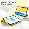 image:imageJETech Case Cover for iPad A16 11th10th Gen Navy  For 20252022 Model Soft TPU Pencil Holder TriFold Stand Auto WakeSleep Shockproof Lightweight DesignYellow
