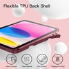 image:imageJETech Case Cover for iPad A16 11th10th Gen Navy  For 20252022 Model Soft TPU Pencil Holder TriFold Stand Auto WakeSleep Shockproof Lightweight DesignWine
