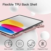 image:imageJETech Case Cover for iPad A16 11th10th Gen Navy  For 20252022 Model Soft TPU Pencil Holder TriFold Stand Auto WakeSleep Shockproof Lightweight DesignRose Gold