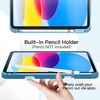 image:imageJETech Case Cover for iPad A16 11th10th Gen Navy  For 20252022 Model Soft TPU Pencil Holder TriFold Stand Auto WakeSleep Shockproof Lightweight DesignSky Blue