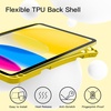image:imageJETech Case Cover for iPad A16 11th10th Gen Navy  For 20252022 Model Soft TPU Pencil Holder TriFold Stand Auto WakeSleep Shockproof Lightweight DesignYellow