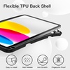 image:imageJETech Case Cover for iPad A16 11th10th Gen Navy  For 20252022 Model Soft TPU Pencil Holder TriFold Stand Auto WakeSleep Shockproof Lightweight DesignBlack