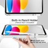 image:imageJETech Case Cover for iPad A16 11th10th Gen Navy  For 20252022 Model Soft TPU Pencil Holder TriFold Stand Auto WakeSleep Shockproof Lightweight DesignWhite