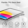 image:imageJETech Case Cover for iPad A16 11th10th Gen Navy  For 20252022 Model Soft TPU Pencil Holder TriFold Stand Auto WakeSleep Shockproof Lightweight DesignSilver