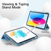image:imageJETech Case Cover for iPad A16 11th10th Gen Navy  For 20252022 Model Soft TPU Pencil Holder TriFold Stand Auto WakeSleep Shockproof Lightweight DesignSky Blue