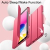 image:imageJETech Case Cover for iPad A16 11th10th Gen Navy  For 20252022 Model Soft TPU Pencil Holder TriFold Stand Auto WakeSleep Shockproof Lightweight DesignPink