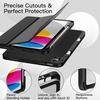 image:imageJETech Case Cover for iPad A16 11th10th Gen Navy  For 20252022 Model Soft TPU Pencil Holder TriFold Stand Auto WakeSleep Shockproof Lightweight DesignBlack