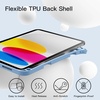 image:imageJETech Case Cover for iPad A16 11th10th Gen Navy  For 20252022 Model Soft TPU Pencil Holder TriFold Stand Auto WakeSleep Shockproof Lightweight DesignBlue