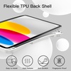 image:imageJETech Case Cover for iPad A16 11th10th Gen Navy  For 20252022 Model Soft TPU Pencil Holder TriFold Stand Auto WakeSleep Shockproof Lightweight DesignWhite