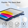 image:imageJETech Case Cover for iPad A16 11th10th Gen Navy  For 20252022 Model Soft TPU Pencil Holder TriFold Stand Auto WakeSleep Shockproof Lightweight DesignNavy