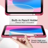 image:imageJETech Case Cover for iPad A16 11th10th Gen Navy  For 20252022 Model Soft TPU Pencil Holder TriFold Stand Auto WakeSleep Shockproof Lightweight DesignPink
