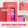 image:imageJETech Case Cover for iPad A16 11th10th Gen Navy Blue  For 20252022 Model Translucent Back TriFold Stand Auto WakeSleep Lightweight Shockproof ProtectionRed