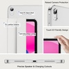 image:imageJETech Case Cover for iPad A16 11th10th Gen Navy Blue  For 20252022 Model Translucent Back TriFold Stand Auto WakeSleep Lightweight Shockproof ProtectionWhite