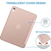 image:imageJETech Case Cover for iPad A16 11th10th Gen Navy Blue  For 20252022 Model Translucent Back TriFold Stand Auto WakeSleep Lightweight Shockproof ProtectionRose Gold